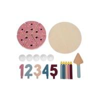 Small Foot Торта за рязане, с цифри и свещи - 12 Small Foot Торта за рязане, с цифри и свещи - 12