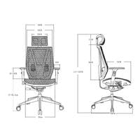 Ергономичен стол RFG TECH@LINE, Multi-function механизъм, до 250 kg, сив - 5 Ергономичен стол RFG TECH@LINE, Multi-function механизъм, до 250 kg, сив - 5
