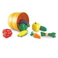 Learning Resources Комплект зеленчуци, в кошница, пластмасови - 2