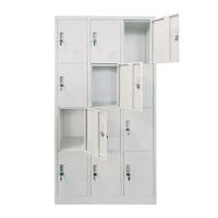 Гардероб RFG, метален, с дванадесет отделения, 185 x 90 x... - 2