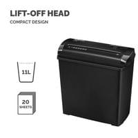 Шредер за унищожаване на документи Fellowes Powershred P-25S, Strip-Cut,... - 4 Шредер за унищожаване на документи Fellowes Powershred P-25S, Strip-Cut,... - 4