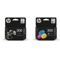 Оригинален патрон HP 6L6S6UE, No308, 160 страници/5%, Black+Color - 1