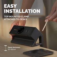 Разклонител Fellowes Ampra Power Desk, шуко, 1 гнездо, 1 USB Type-A, 1... - 3