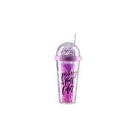 Чаша Takk Lagro 30, със сламка, еднорог, 450 ml, асорти - 3