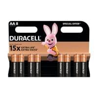 Алкална батерия Duracell, AA, LR6, 1.5 V, 8 броя - 1