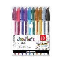 Zebra Гел ролер Doodler`z Gel Stick, 1.0 mm, брокатен, 10... - 1