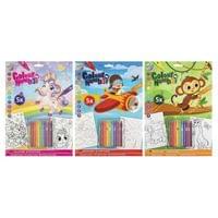 Moxy Рисуване по номера, A4, с включени пастели, асорти,... - 1