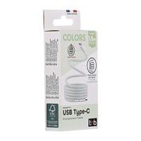 Кабел TNB, USB Type-C към USB Type-C, 1.5 m, зелен - 2