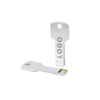 USB флаш памет Stick key, USB 2.0, 8 GB, с форма на ключ, сребриста - 2