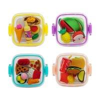 Гуми за молив Sazio Pixi Box, храна, в кутийка, асорти - 1