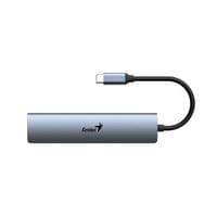USB Хъб Genius UH-545, 5 в 1, 1 x RJ45, 1 x USB Type-C, 3 x USB Type-A 3.0 - 3