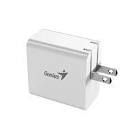 Genius Зарядно за лаптоп PD-65AC, USB Type-C, USB Type-A, 65 W, бяло - 2 Genius Зарядно за лаптоп PD-65AC, USB Type-C, USB Type-A, 65 W, бяло - 2