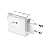 Genius Зарядно за лаптоп PD-65AC, USB Type-C, USB Type-A, 65 W, бяло - 4