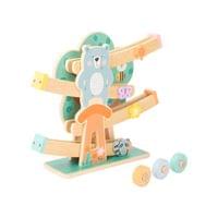 Small Foot Писта с топчета, с животни, дървена - 2