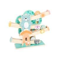 Small Foot Писта с топчета, с животни, дървена - 3