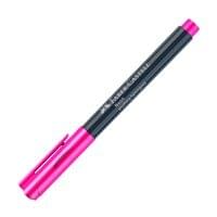 Faber-Castell Маркер, объл, 1.5 mm, неон, розов - 2