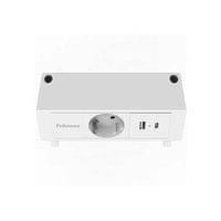 Разклонител Fellowes Ampra Power Desk, шуко, 1 гнездо, 1 USB Type-A, 1... - 1