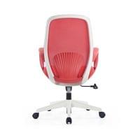 Офис стол RFG Egg W, дамаска и меш, полиамидна основа, до 130 kg, червен - 4