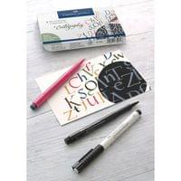 Faber-Castell Маркер Pitt Artist, за калиграфия, 4 цвята... - 2
