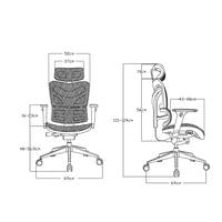 Ергономичен стол RFG TECH@MAX, Multi-function механизъм, до 250 kg, черен - 6