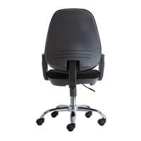 Ергономичен стол RFG Presto Chrome, текстил, до 130 kg, черен - 3