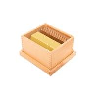 Nowa Szkola Сензорни плочи Монтесори, дървени, в кутия, 10 броя - 1