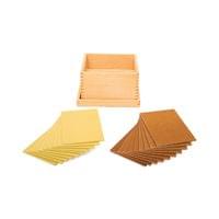 Nowa Szkola Сензорни плочи Монтесори, дървени, в кутия, 10 броя - 2