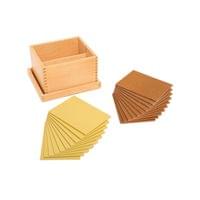 Nowa Szkola Сензорни плочи Монтесори, дървени, в кутия, 10 броя - 2