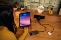 Зарядно устройство Verbatim Mini, GaN, 65 W, черно - 3 Зарядно устройство Verbatim Mini, GaN, 65 W, черно - 3
