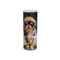 BESTSUB Чаша за път, със сламка, 600 ml, бяла - 4