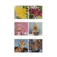 Craft ID Карти за рисуване с мъниста, 13 х 13 cm, 2 броя, асорти,... - 2 Craft ID Карти за рисуване с мъниста, 13 х 13 cm, 2 броя, асорти,... - 2