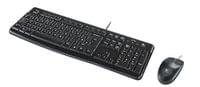 Клавиатура и мишка Logitech MK120, с кабел, черни, USB, без кирилизация - 2