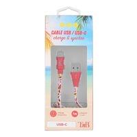 Кабел TNB USB/USB, 1 m, USB-A, USB-C, дини - 2 Кабел TNB USB/USB, 1 m, USB-A, USB-C, дини - 2