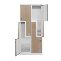 Гардероб RFG, двоен, метален, Z-образни врати, 800 х 450... - 2