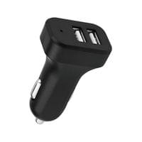 Зарядно за кола Wesdar, 2 USB, черно - 1