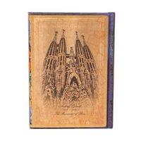 Paperblanks Тефтер Gaudi, Midi, широки редове, твърда... - 2