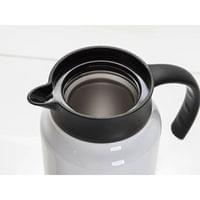 BESTSUB Термокана, с дръжка и капак, 1.5 L, бяло-черна - 2