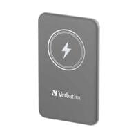 Външна батерия Verbatim Charge &amp;#039;n&amp;#039; Go, магнитна, 5000 mAh, USB Type-C, сива - 1