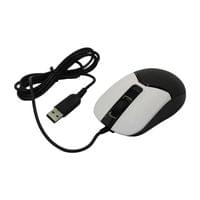 Мишка A4Tech Fstyler FM12S, с кабел, безшумна, USB, 3... - 2