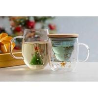 More Than Gifts 3D чаша с коледна елха Sjonsta, с дръжка, боросиликатно... - 2