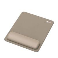 Пад за мишка Fellowes Breyta Hex, 20 x 24 cm, бежов - 1 Пад за мишка Fellowes Breyta Hex, 20 x 24 cm, бежов - 1
