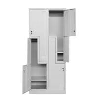 Гардероб RFG, двоен, метален, Z-образни врати, 800 х 450... - 2