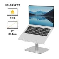 Стойка за лаптоп Fellowes Alumia, сива - 4 Стойка за лаптоп Fellowes Alumia, сива - 4