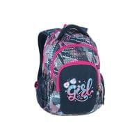 Pulse Раница Teens Happy Girl, сиво-розова - 1