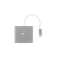 Адаптер TNB, троен, USB C, USB A, HDMI, 3 Ethernet порта - 2