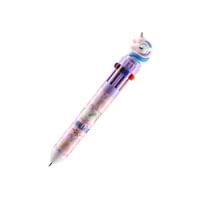 Химикалка Sazio Colorito, животни, 1.0 mm, 10 цветна, асорти - 1