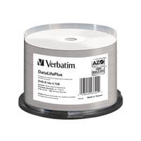 DVD-R Verbatim, 4.7 GB, 16x, AZO покритие, DL+ Medical, 50 броя в шпиндел - 1