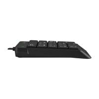 Клавиатура A4Tech FK13P, Numpad, с цифри, USB, 1.5 m кабел, черна - 3