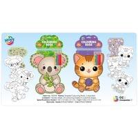 Moxy Книжка за оцветяване, с форма на животно, с 6... - 2