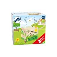Small Foot Куб Животът на село, дидактичен - 2